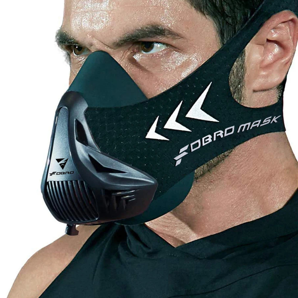 FDBRO Sports Mask Elevation Running Fitness Pack Style Black High Altitude Training Fit Sports Mask 2.0 Mask Cloth Free Shipping