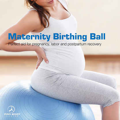 Ball Yoga Ball Exercise Ball, Balance Ball or Pregnancy Ball for Stability, Yoga Ball Chair, Therapy Ball Workout Ball or Birthing Ball for Pregnancy